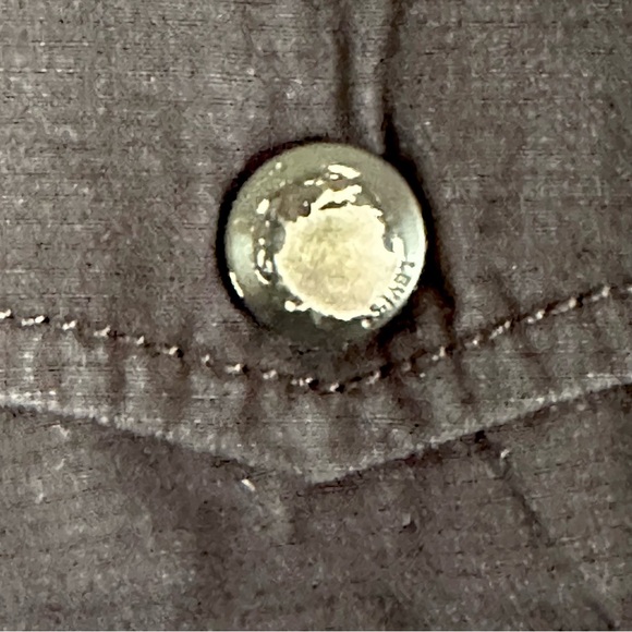 Men’s LEVIS Cargo Shorts Sz 42 BLACK - Picture 7 of 12